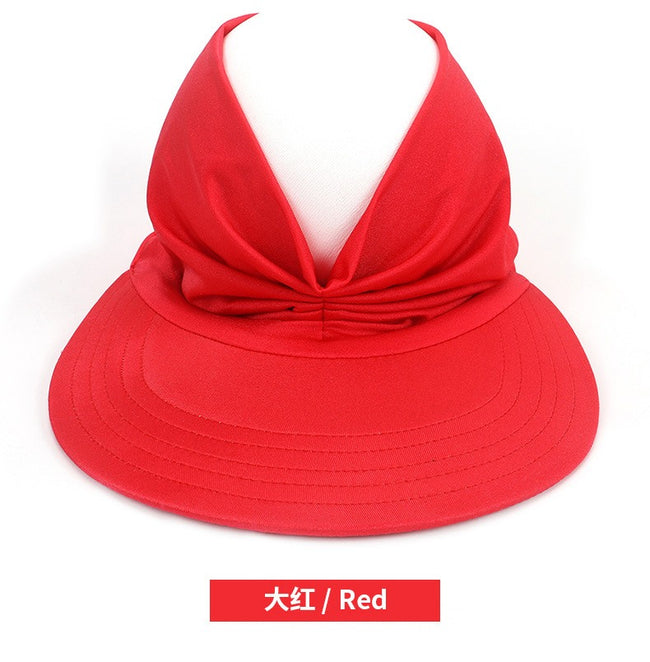 New hat Women's Sun hat Baseball cap Women's UV resistant personality adult empty top hat