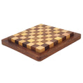 Handmade Indian 13-Pieces Chess Board Style Jigsaw Puzzle Game - Wooden Toy Game - Brain Teaser