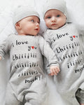 Baby Onesies Spring And Autumn Romper Letter Printing