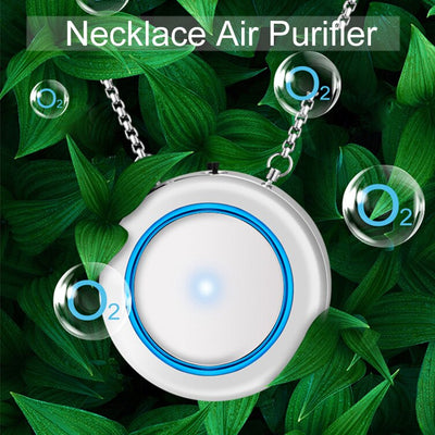 Necklace Air Purifier Pendant Negative Ion Air Cleaner USB Filter PM2.5 Smoke Bacterial Formaldehyde Purifier