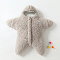 Baby Starfish Lamb Velvet Sleeping Bag Comfortable Newborn Baby Male And Female Baby Outing Winter Quilt Plus Cotton Thickening