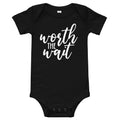 Worth The Wait Baby short sleeve one piece