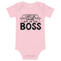 I Maybe Small But I'm The BOSS Baby short sleeve one piece