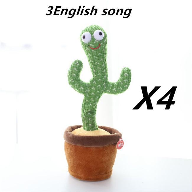 Cactus Plush Toy Electronic Shake Dancing Toy With The Song Plush Cute Dancing Cactus Early Childhood Education Toy For Children