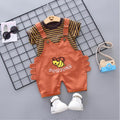 BibiCola Baby Boys Clothes Set Summer Kids Boys Clothing Sets Plaid Tops+Pants 2pcs Tracksuit Kids Fashion Summer Clothes