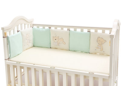 6Pcs/Set Baby Bed Protector Crib Bumper Pads