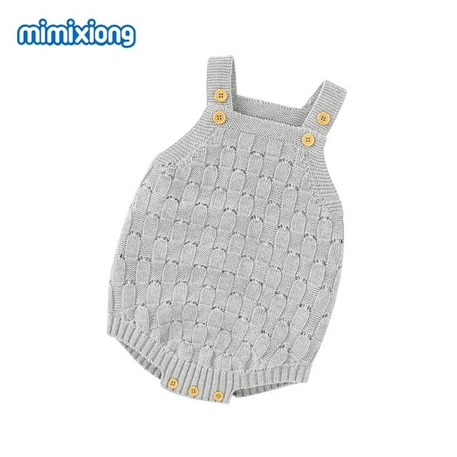 Baby Bodysuits Clothes Fashion Solid Knitted Newborn Bebes Body Suits Tops for Infant Boys Girls Jumpsuits Outfit One Piece Wear