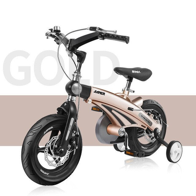 Children Bicycle Scalable Foldable Bicicleta Infantil Disc Brake Bike for Kids 2-9 Years Girls Multi Function Children Scooter