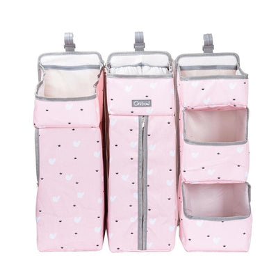 Crib Diaper Storage Bags Baby Care Organizer Infant Bedding Nursing Bags