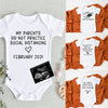 Baby Announcement My Parents Did Not Practice Social Distancing Baby Bodysuit Summer Social Distancing Pregnancy Reveal Ropa