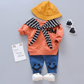 Spring New Baby Boys Girls Casual Clothes Kids Cartoon T-Shirt Jeans 2Pcs/Set Infant Cotton Clothing Children Fashion Tracksuits