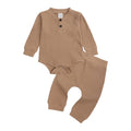 Casual Baby Boy Clothes Set Spring Newborn Baby Girl Clothing Outfits Long Sleeve Romper+Pants Infant Clothes 9-24 Months