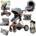 New Baby Stroller 3 in 1 High Landscape Stroller Reclining Baby Carriage Foldable Stroller Baby Bassinet Puchair Newborn