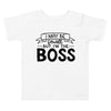 I Maybe Small But I'm The BOSS Toddler Short Sleeve Tee | BeeToddler