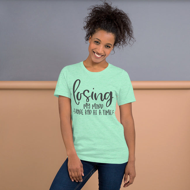 Losing My Mind One Kid At A Time Short-Sleeve Unisex T-Shirt
